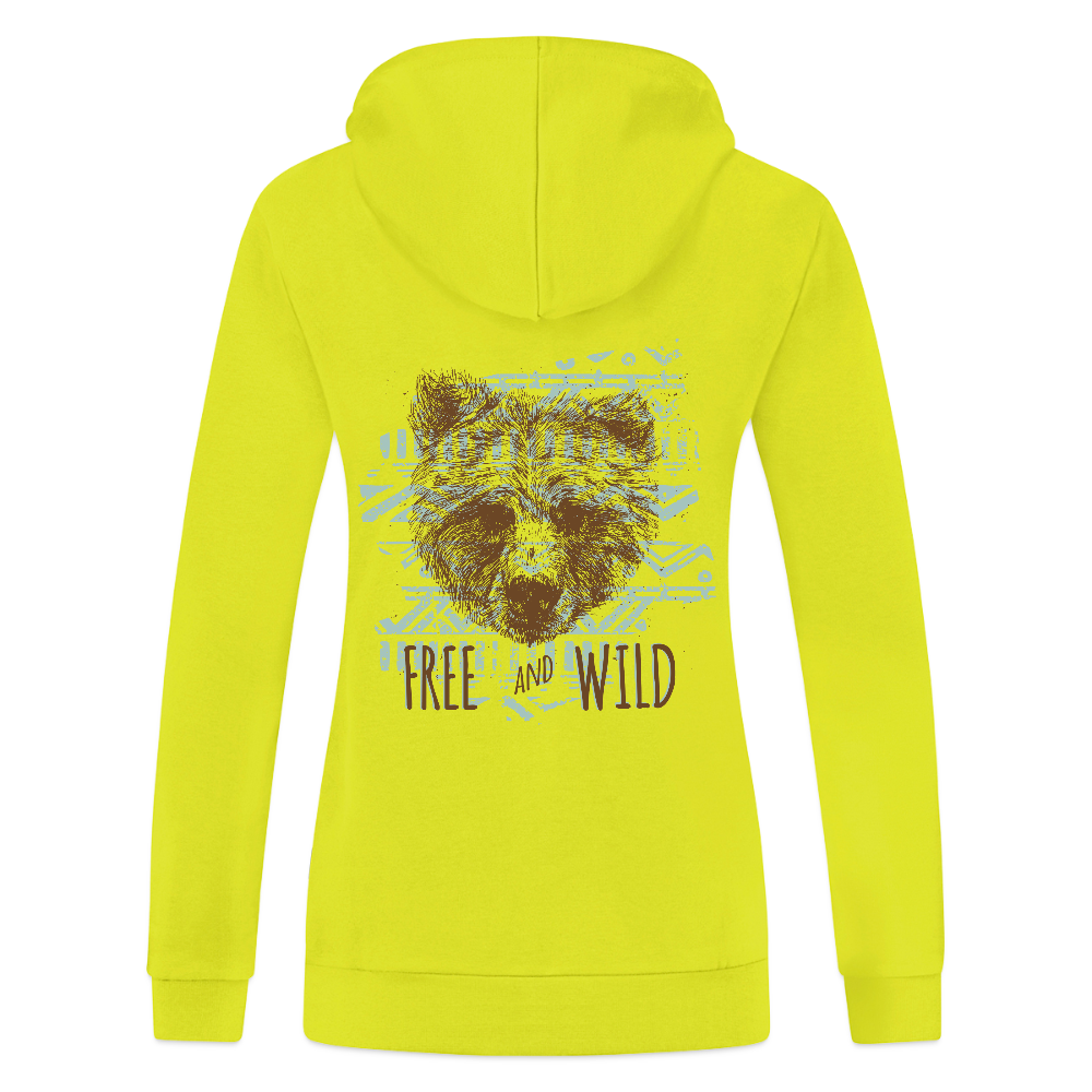 JAKO Vrouwen ziphoodie Organic - limegroen