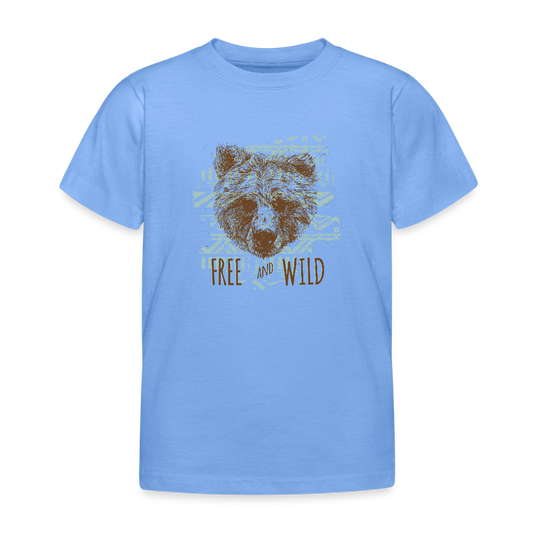 Kinderen T-shirt - hemelsblauw