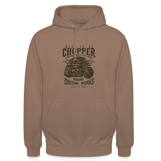 Hoodie unisex - mokka