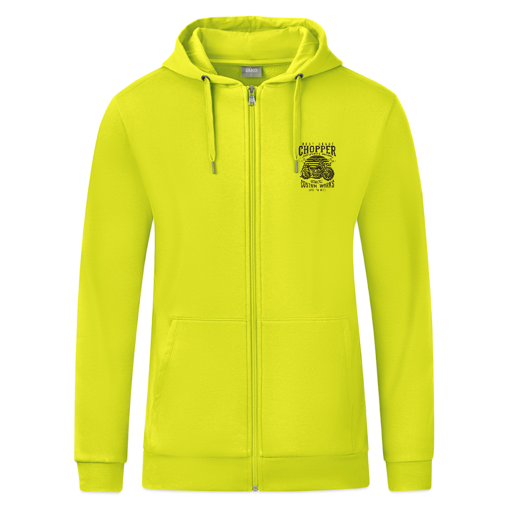 JAKO Ziphoodie Organic - limegroen