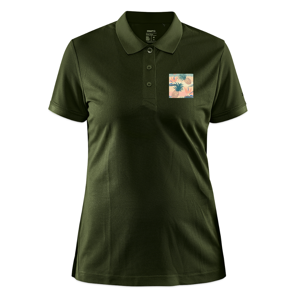 CRAFT Core Unify damespolo - mosgroen