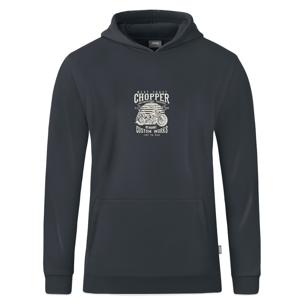 JAKO Teenager hoodie Organic - houtskool