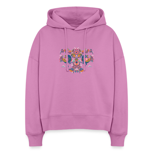 Stanley/Stella Vrouwen boxy bio hoodie Nora - Roze