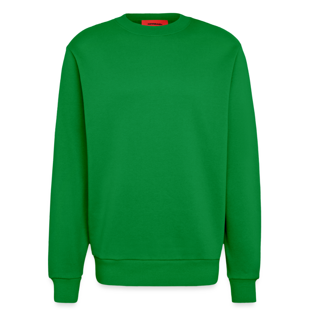 Organic relaxed crewneck made in EU - City Green