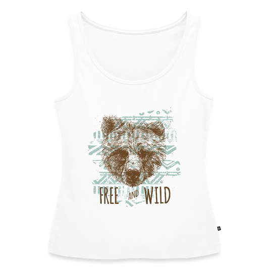 Vrouwen Premium tank top - wit