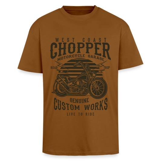 Dik oversized T-shirt - toffee