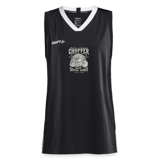 CRAFT Progress vrouwen basketbalshirt - zwart