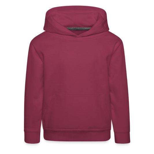 Kinderen trui Premium met capuchon - bordeaux
