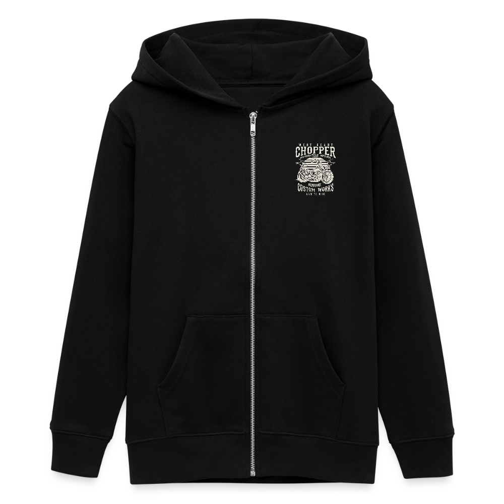 Stanley/Stella Mini Cultivator bio tiener ziphoodie - zwart