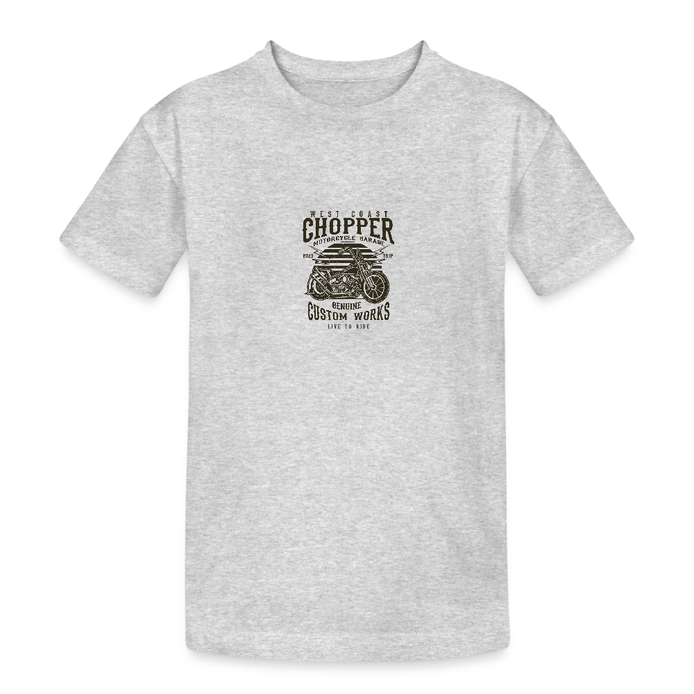 Kinderen Heavy Cotton T-shirt - grijs gemêleerd