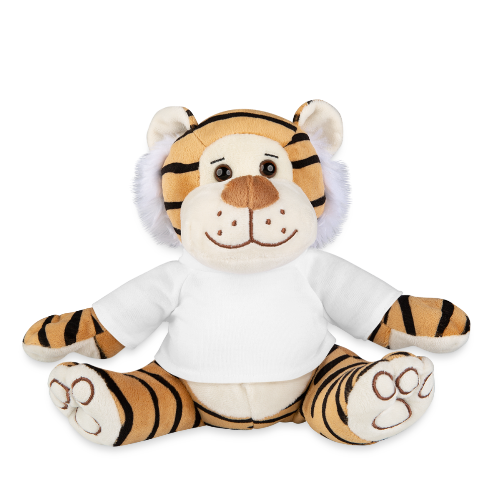 Pluche tijger - wit