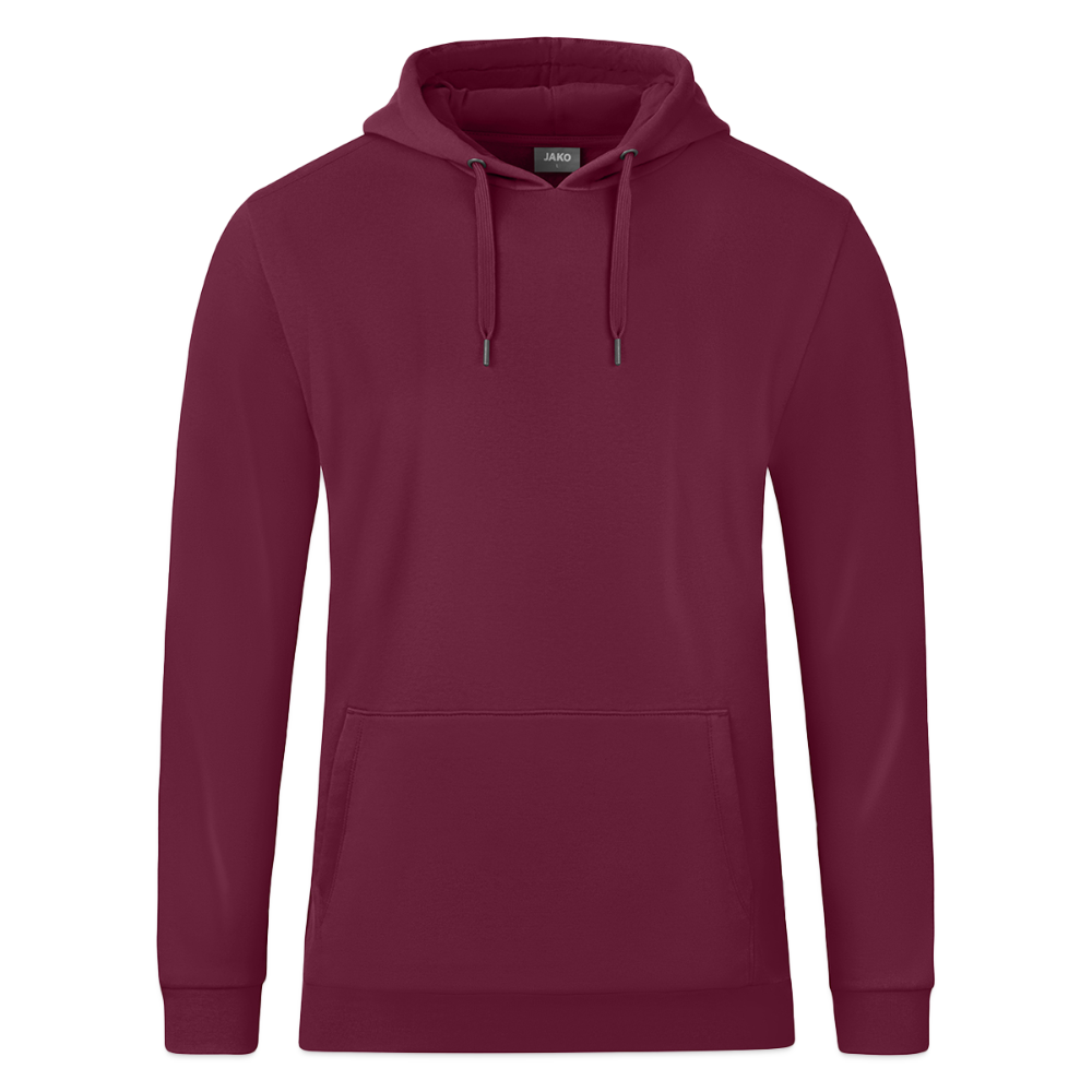 JAKO Hoodie Organic - wijnrood