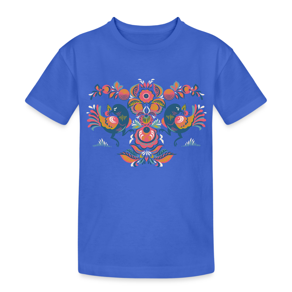 Kinderen Heavy Cotton T-shirt - koningsblauw