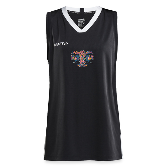 CRAFT Progress vrouwen basketbalshirt - zwart