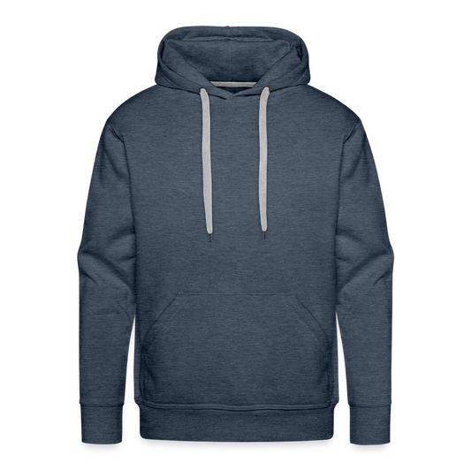 Mannen Premium hoodie - jeansblauw