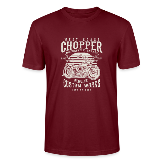 Stanley/Stella Uniseks T-shirt CRAFTER - bourgognerood