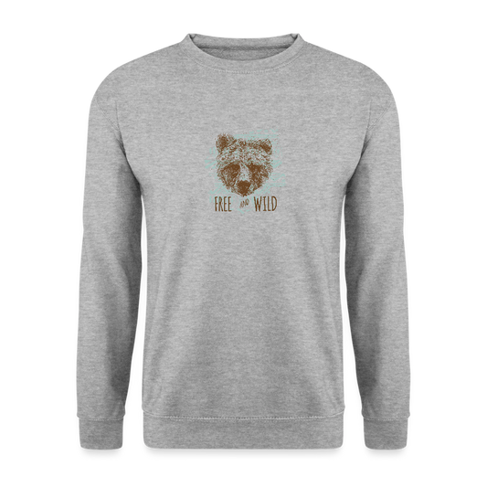 Unisex sweater - witgrijs gemêleerd