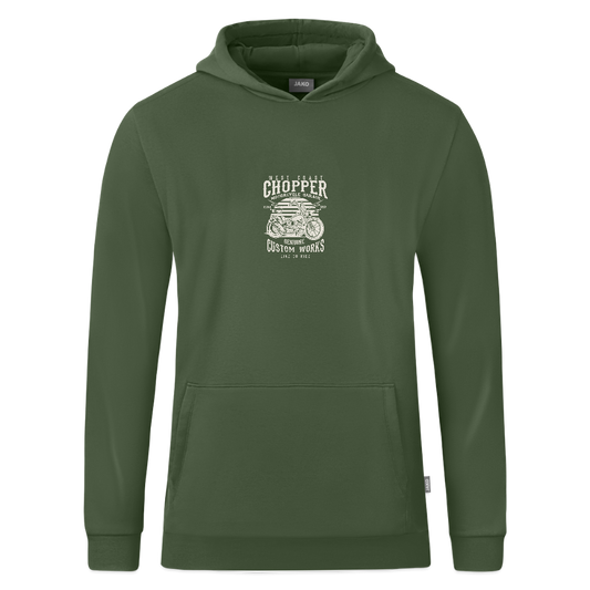 JAKO Kinderhoodie Organic - dennengroen