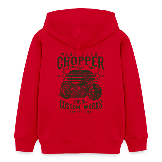 Stanley/Stella Kinder-bio-hoodie Mini Cruiser - rood