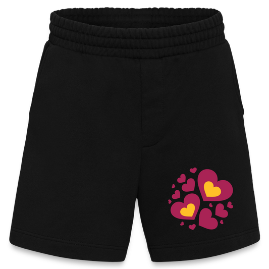 Heavyweight organic shorts made in EU - SOLID BLACK