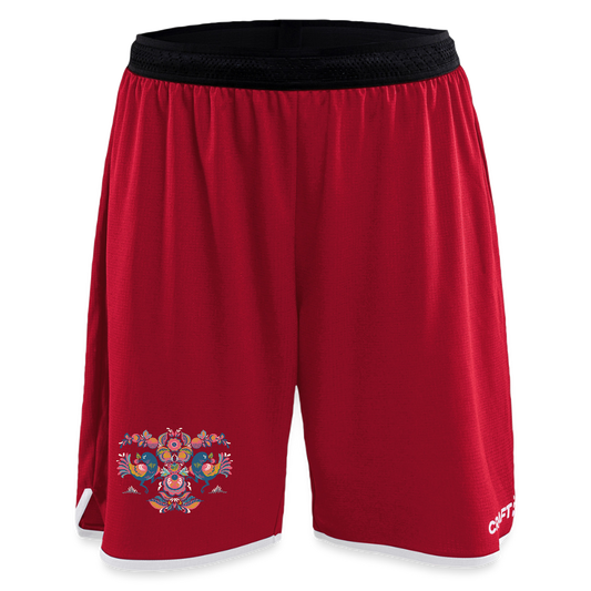 CRAFT Progress vrouwen basketbalshorts - donkerrood