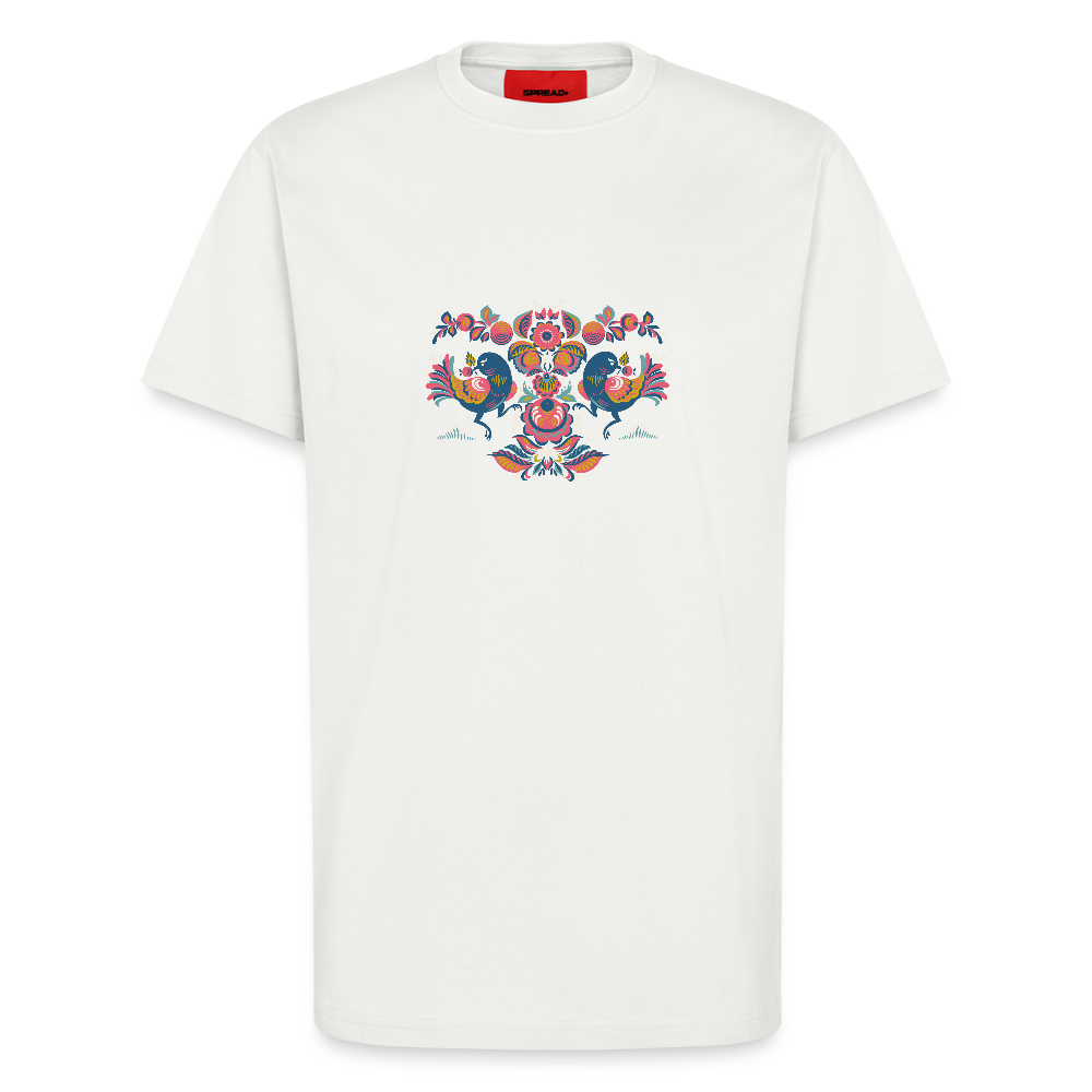 Organic relaxed T-shirt made in EU - OFF WHITE