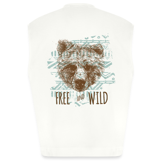Heavyweight oversized organic tanktop made in EU Unisex - OFF WHITE