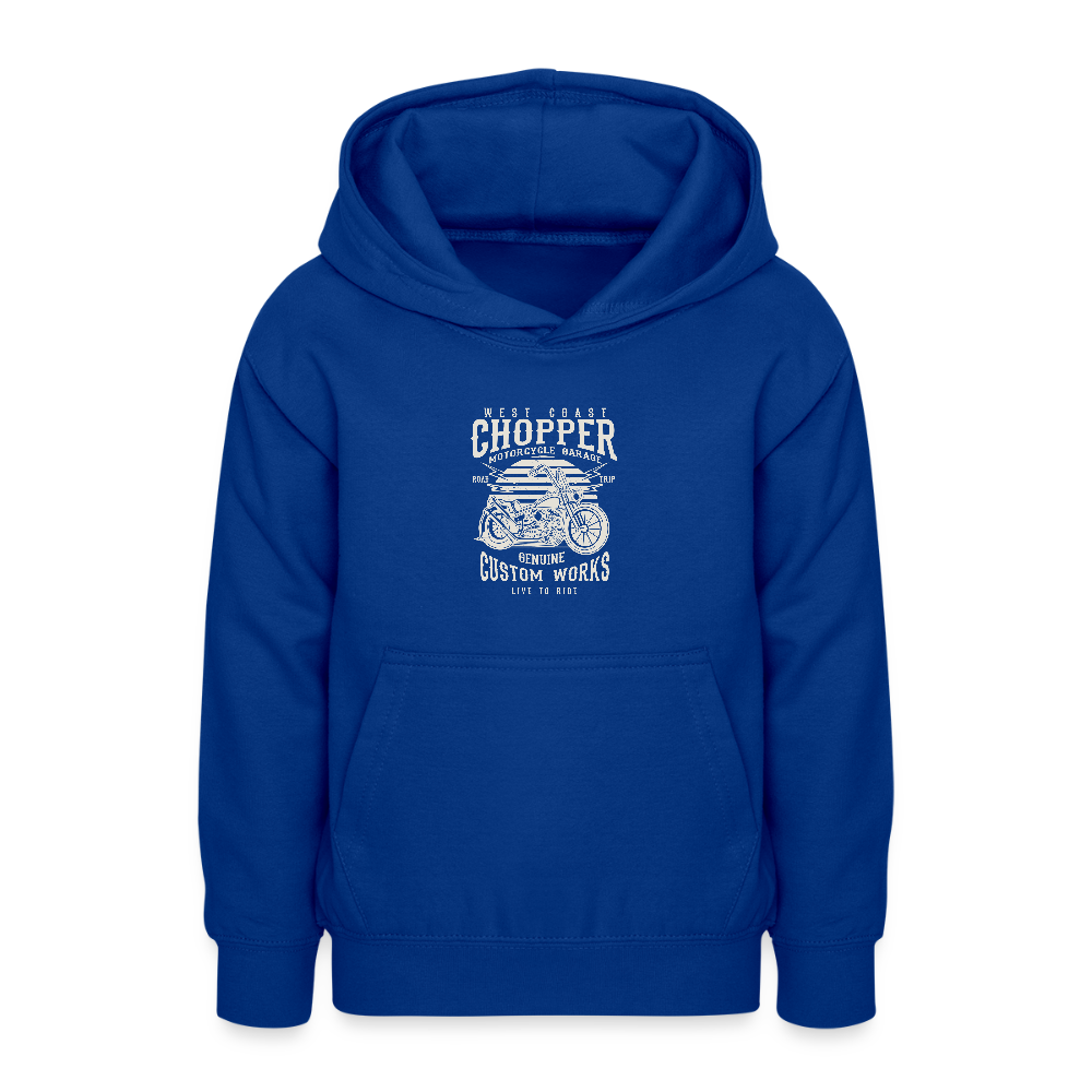 Teenager hoodie - koningsblauw