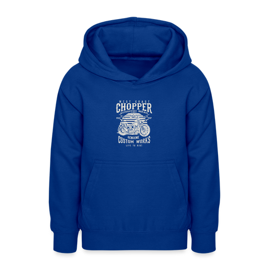 Teenager hoodie - koningsblauw