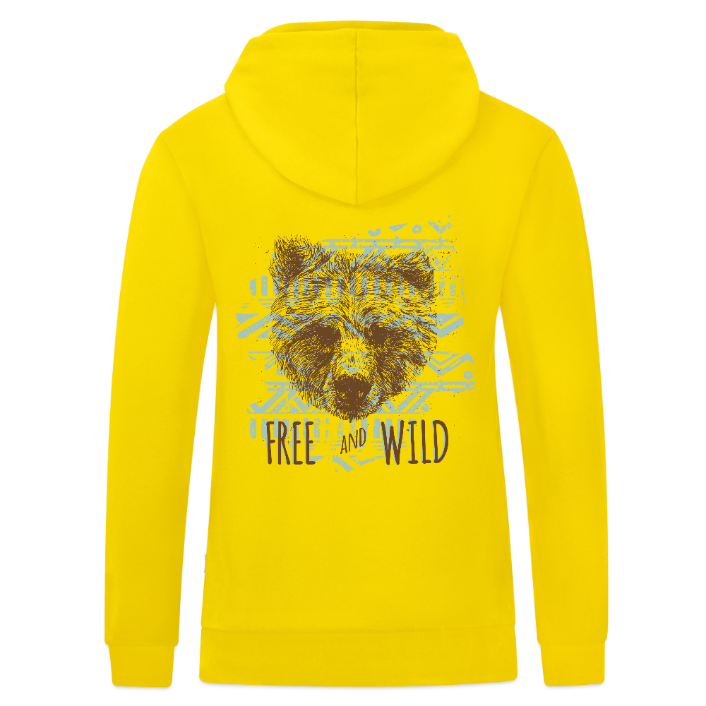 JAKO Ziphoodie Organic - geel