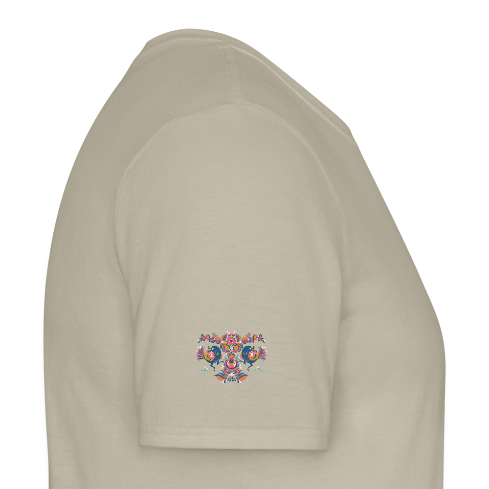 Mannen T-shirt - zandbeige