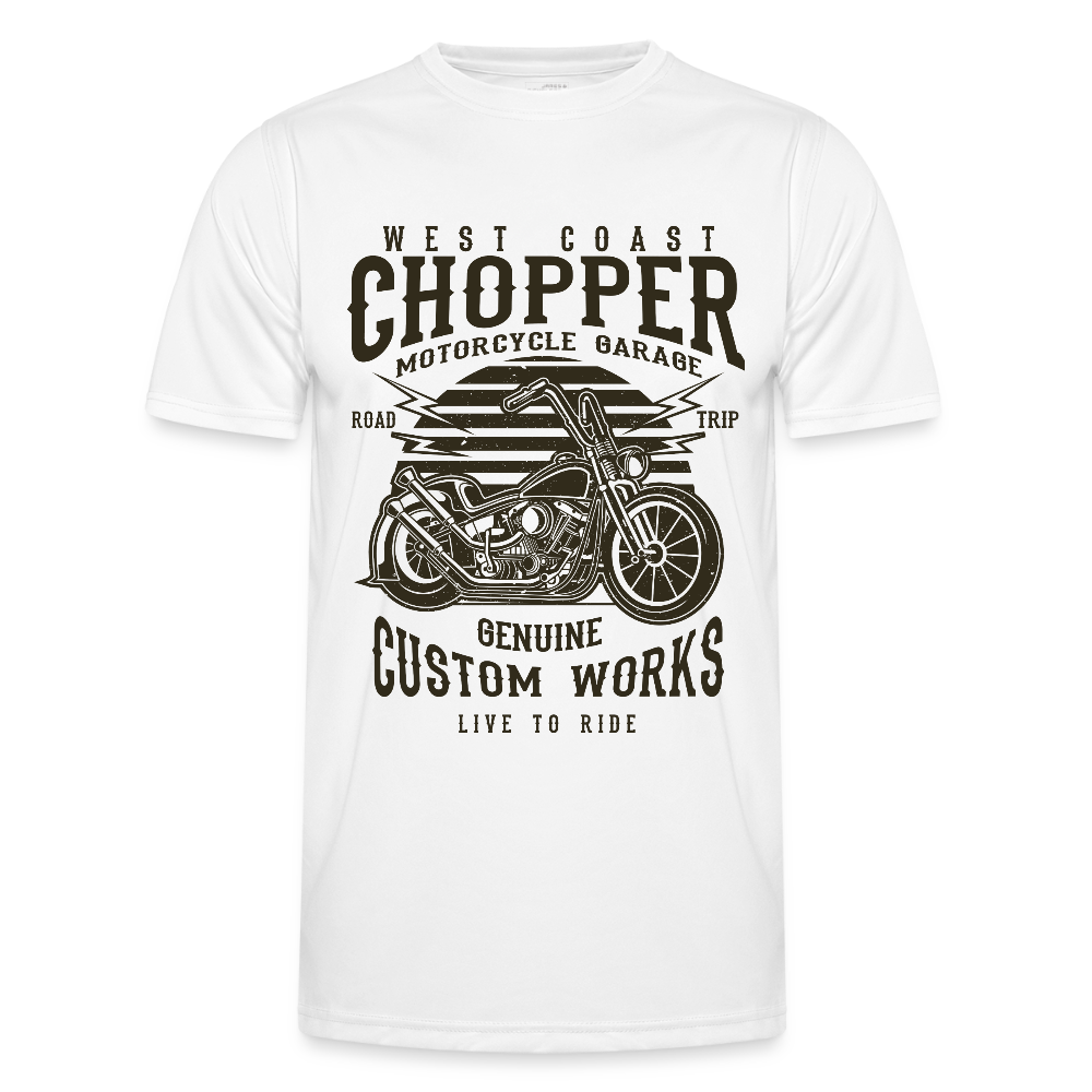 Functioneel T-shirt voor mannen - wit