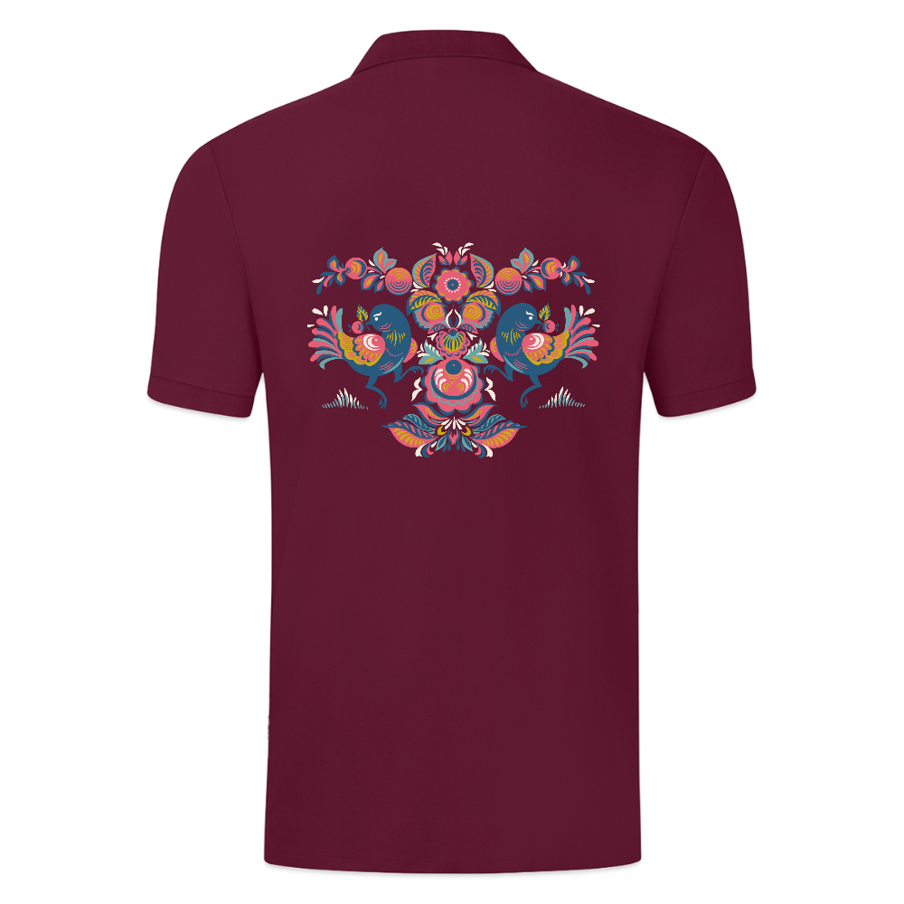 JAKO Teenager polo Organic - wijnrood