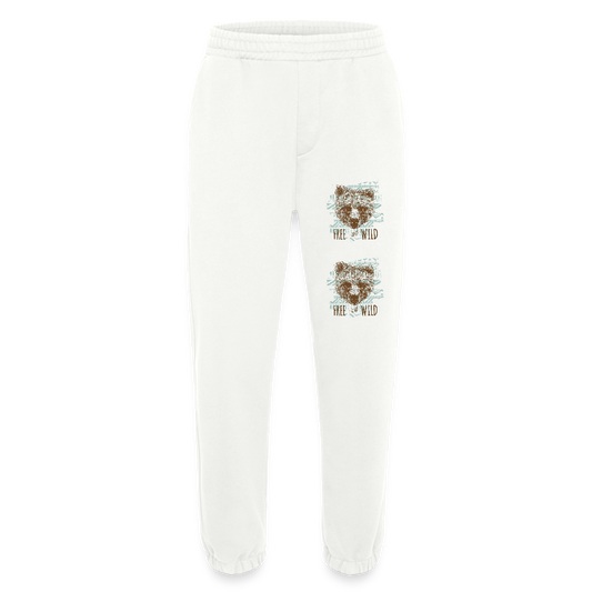 Heavyweight organic joggingbroek made in EU - OFF WHITE