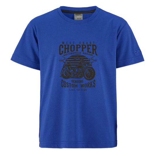 CRAFT Community 2.0 tieners T-shirt - koningsblauw