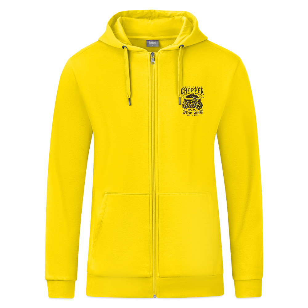 JAKO Ziphoodie Organic - geel