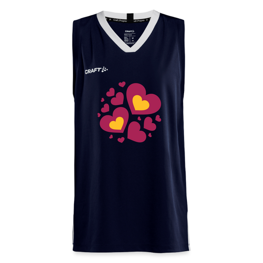 CRAFT Progress teenager basketbalshirt - navy