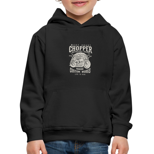 Kinderen trui Premium met capuchon - zwart