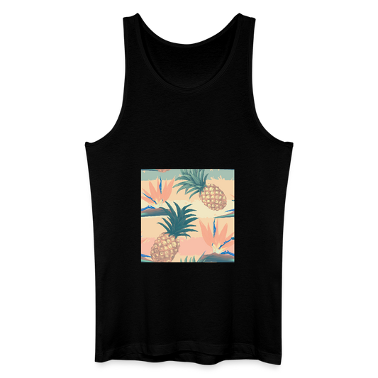 Mannen bio tanktop - zwart