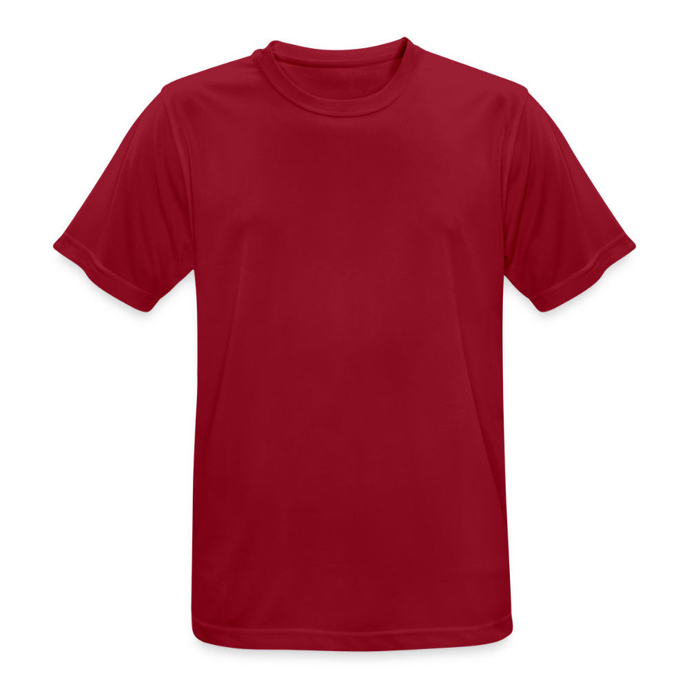 Mannen T-shirt ademend actief - donkerrood