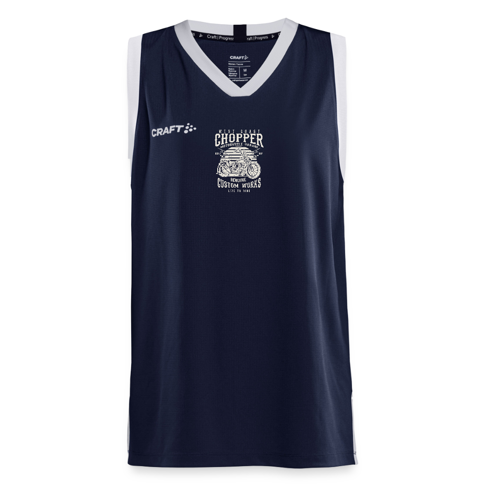 CRAFT Progress kinder-basketbalshirt - navy