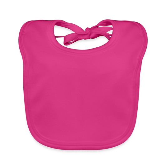 Bio-slabbetje voor baby's - fuchsia