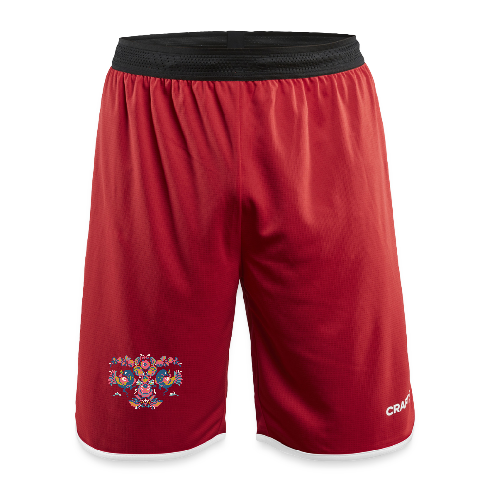 CRAFT Progress mannen basketbalshorts - donkerrood