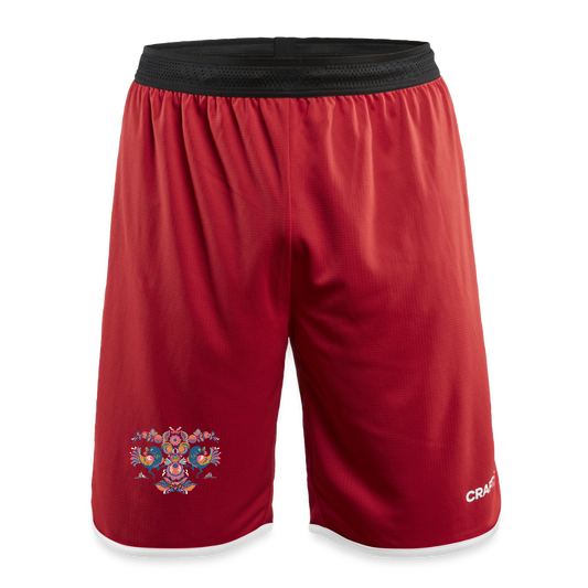 CRAFT Progress mannen basketbalshorts - donkerrood