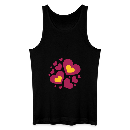 Mannen bio tanktop - zwart