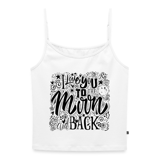 Vrouwen spaghetti-tanktop - wit