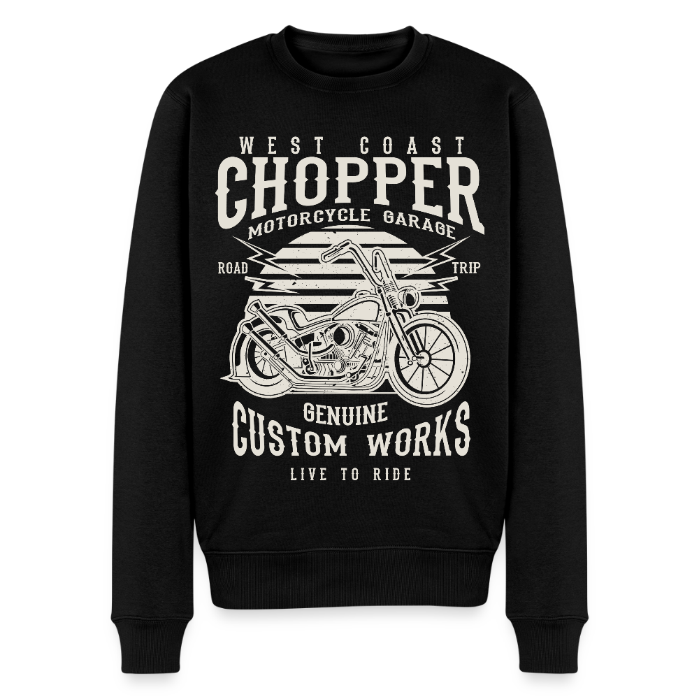 Mannen premium sweater - zwart