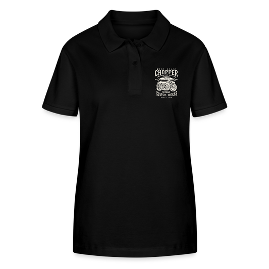 Stanley/Stella Vrouwen bio poloshirt ELLISER - zwart