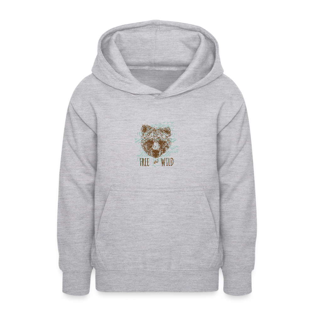Teenager hoodie - lichtgrijs gemêleerd