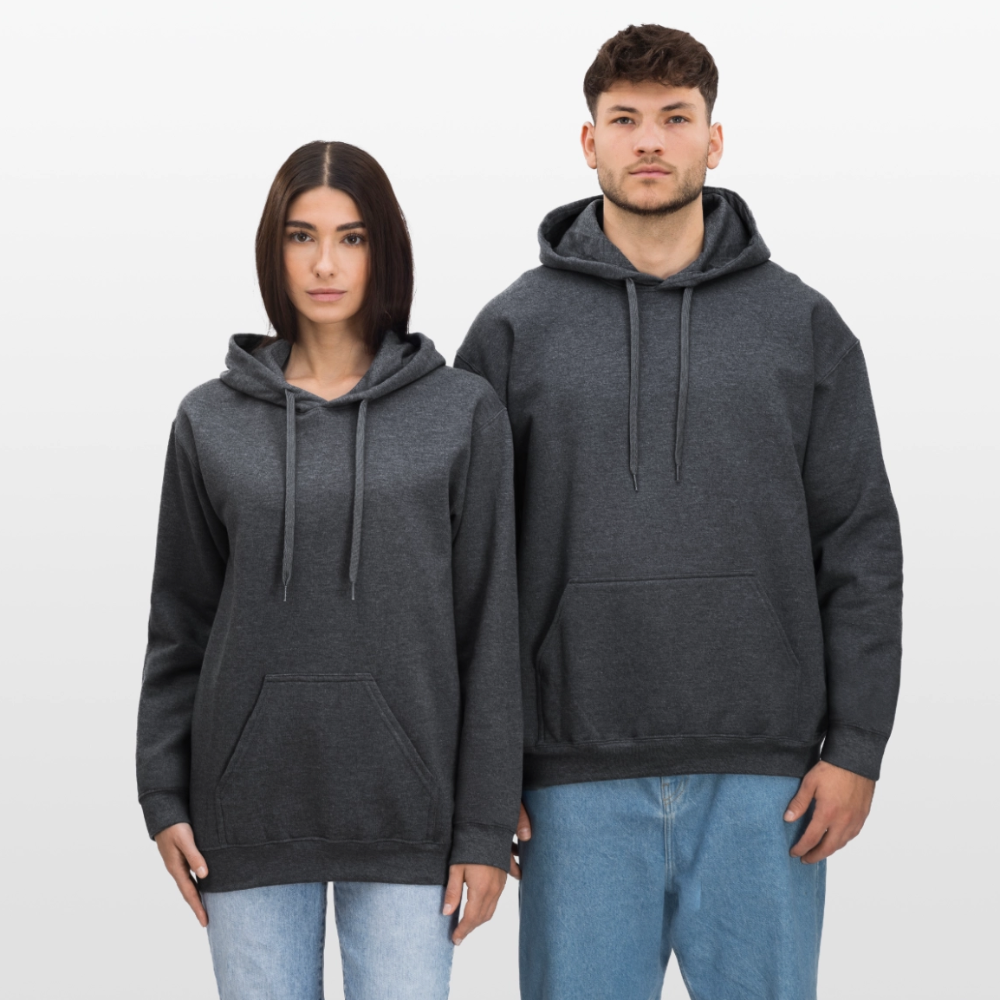 Gildan uniseks Softstyle® Midweight hoodie - donkergrijs gemêleerd